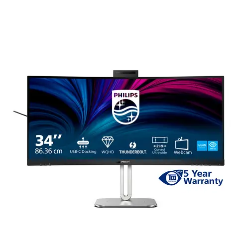 6000 series 34B2U6603CH/00 pantalla para PC 86,4 cm (34") 3440 x 1440 Pixeles Wide Quad HD LCD Gris - Imagen 1