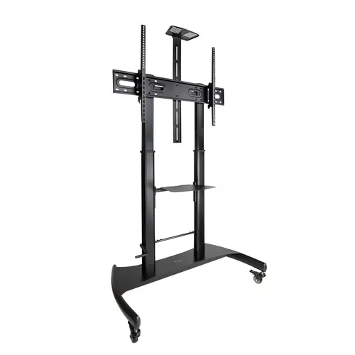 Ares Soporte de Suelo con Ruedas con Regulación de Altura para Pantallas 60"-100" - Imagen 1