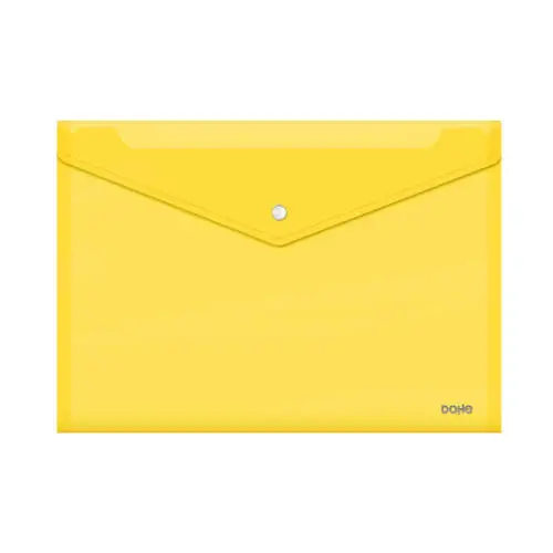 SOBRES POLIPROPILENO BROCHE AMARILLO FOLIO APAISADO 360X255 DOHE ..