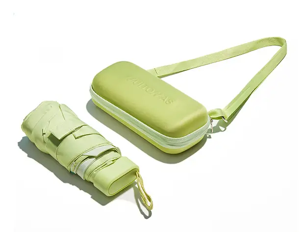 UMBRCASEGN paraguas Verde Metal Poliéster Compacto - Imagen 1