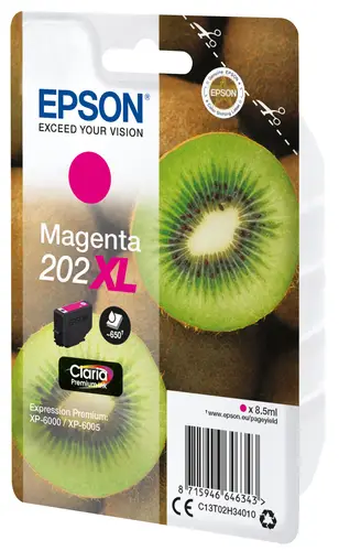 Kiwi Singlepack Magenta 202XL Claria Premium Ink - Imagen 2