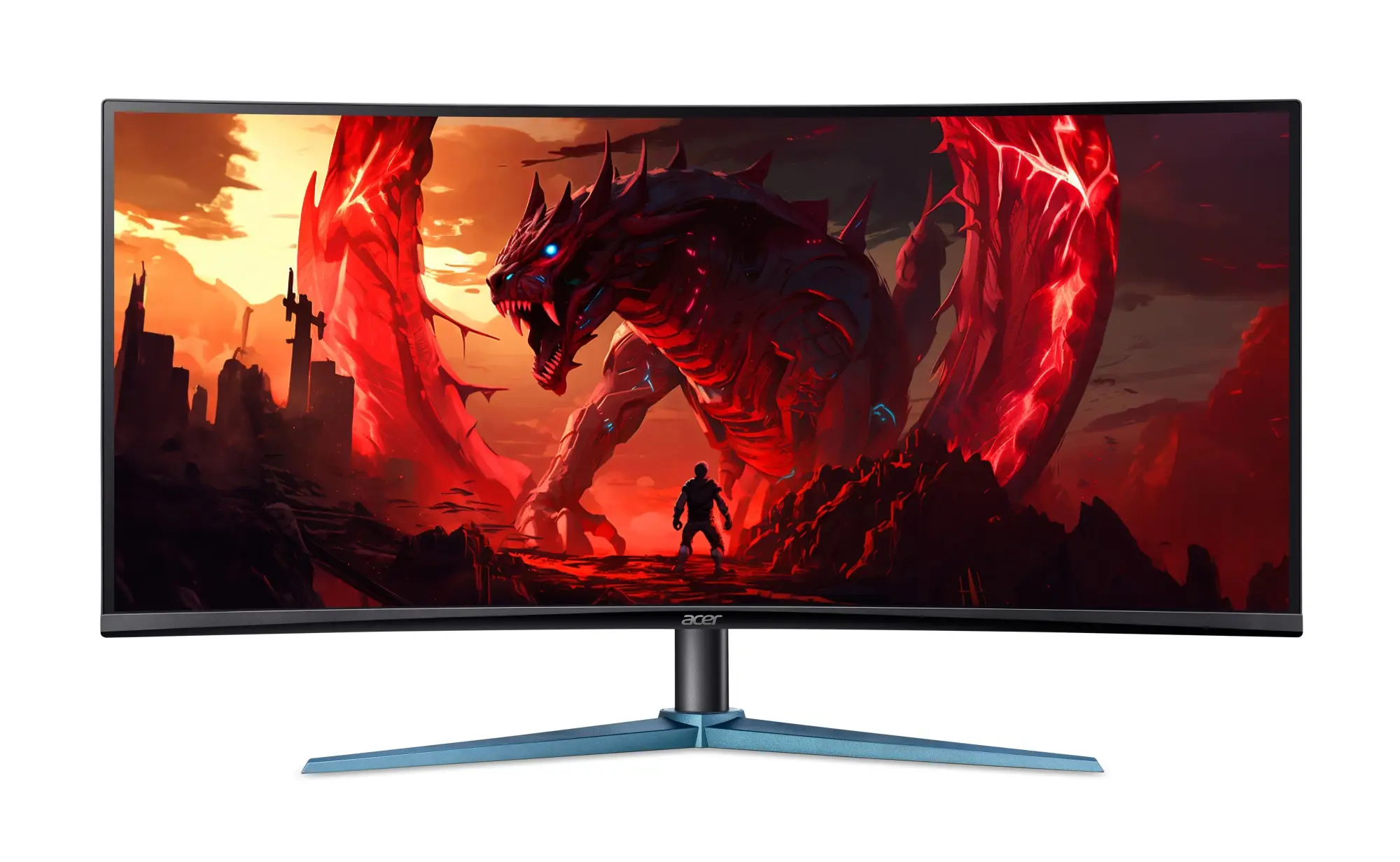 Nitro ED0 ED340CU J0 pantalla para PC 86,4 cm (34") 3440 x 1440 Pixeles UltraWide Quad HD LCD Negro, Azul