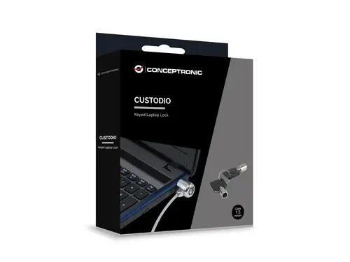 CNBSLOCK15 cable antirrobo Plata 1,5 m - Imagen 3