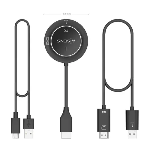 HDMI Inalambrico 1080P 30m, Negro - Imagen 4