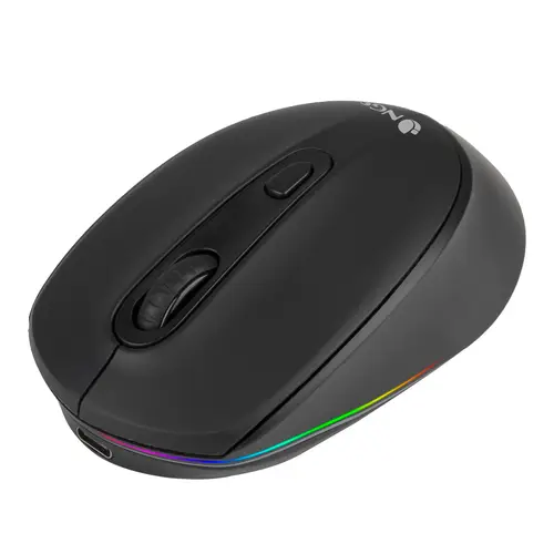 SMOG-RB ratón Juego Ambidextro RF Wireless + Bluetooth Óptico 2400 DPI - Imagen 4