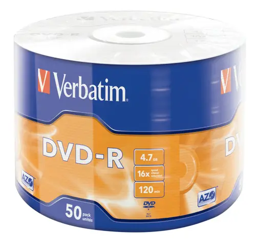 DVD-R Matt Silver en Wrap Spindle (bobina envuelta) de 50 unidades - Imagen 3