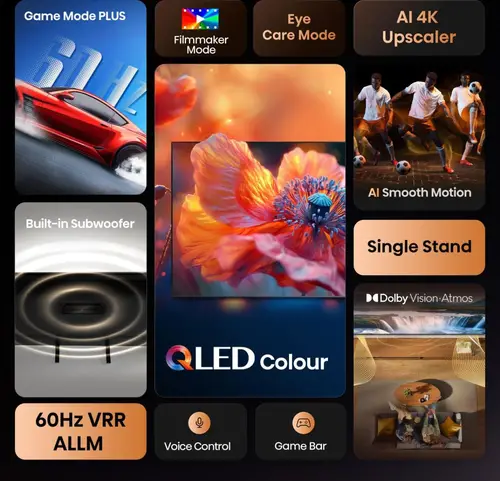 A7Q 55A7Q 139,7 cm (55") 4K Ultra HD Smart TV Wifi Negro - Imagen 4