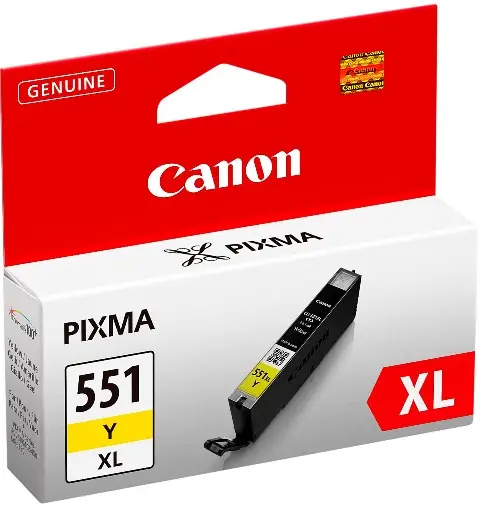 CLI-551XL Y w/sec cartucho de tinta 1 pieza(s) Original Alto rendimiento (XL) Amarillo