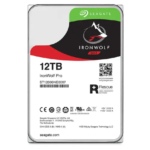 IronWolf Pro ST12000NT001 disco duro interno 12 TB 7200 RPM 256 MB 3.5" Serial ATA III - Imagen 4