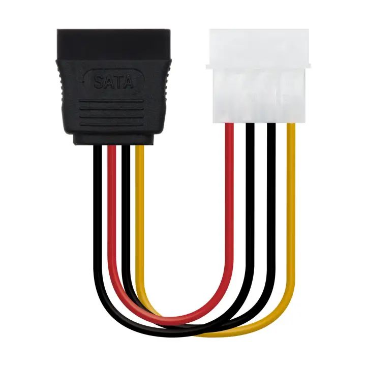 CABLE SATA ALIMENTACION 5.25"(MOLEX 4PIN)/M-SATA/H 16CM OEM