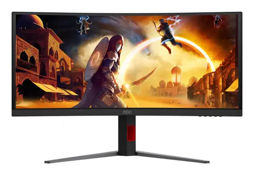 G4 CU34G4CA pantalla para PC 86,4 cm (34") 3440 x 1440 Pixeles Wide Quad HD Negro, Rojo - Imagen 6