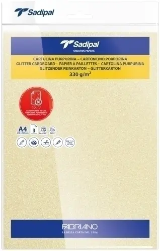 CARTULINA PURPUR.A4 SADIPAL AM P/3