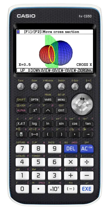 FX-CG50 calculadora Bolsillo Calculadora gráfica Negro