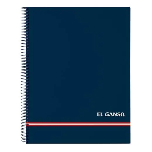 SAFTA BLOC ESPIRAL A4 MICRO 120H 5X5 T/DURAS FORRADAS EL GANSO CLASSIC