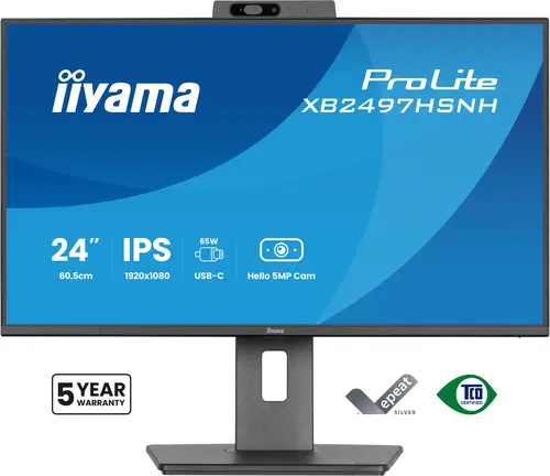 ProLite XB2497HSNH-B1 24IN IPS LCD 4MS 1920X1080 350CD/M2 HDMI/DP/USB 2 pantalla para PC 60,5 cm (23.8") 1920 x 1080 Pixeles Full HD Negro - Imagen 2