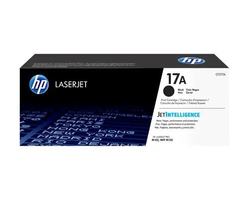 Cartucho de tóner Original LaserJet 17A negro - Imagen 1