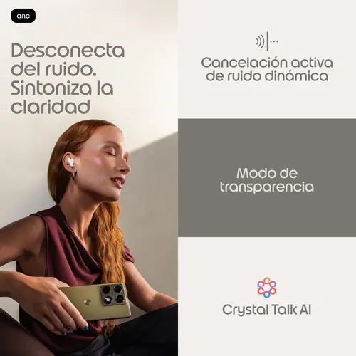 moto buds 2 plus Auriculares Inalámbrico Dentro de oído Llamadas/Música Bluetooth Blanco - Imagen 13