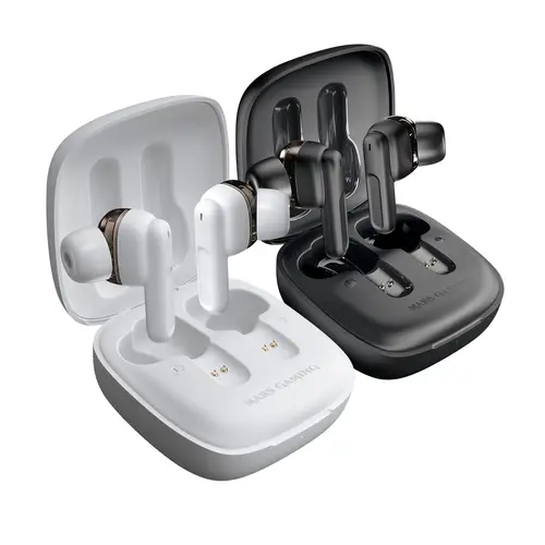 MHIBW Blanco, Auriculares Inalámbricos, Bluetooth 5.1, Micrófono, Dual Driver - Imagen 6
