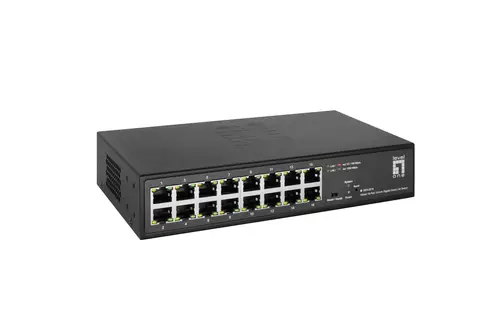 GES-2216 switch Gestionado L2 Gigabit Ethernet (10/100/1000) Negro - Imagen 4