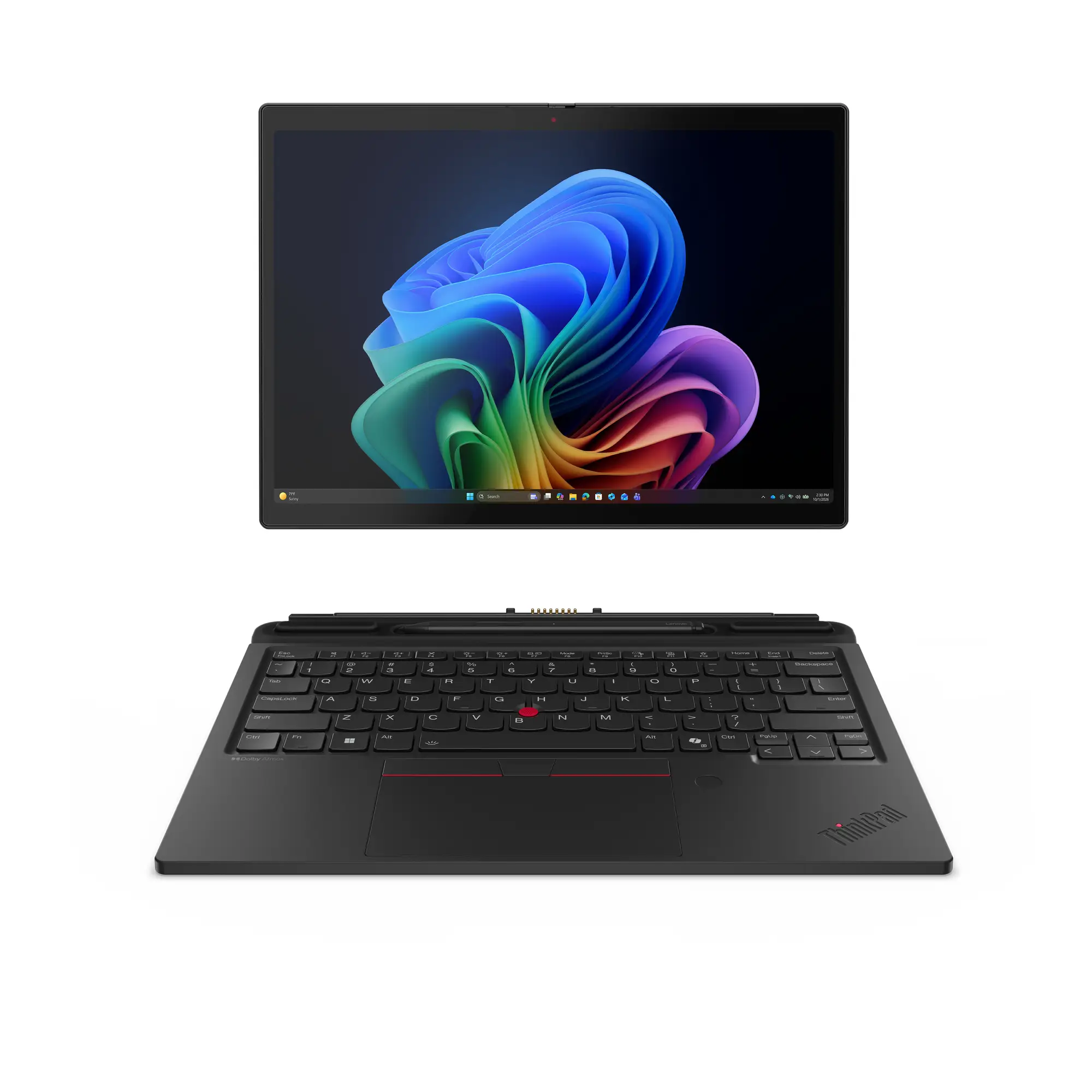 ThinkPad X13 Detachable Gen 1 Copilot+ PC Intel Core Ultra 7 365 Híbrido (2-en-1) 33 cm (13") Pantalla táctil 2.8K 32 GB LPDDR5x-SDRAM 512 GB SSD Wi-Fi 7 (802.11be) Windows 11 Pro Negro Español
