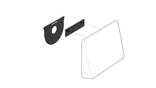 939-001817 accesorio para videoconferencia Montaje en pared Negro - Imagen 3