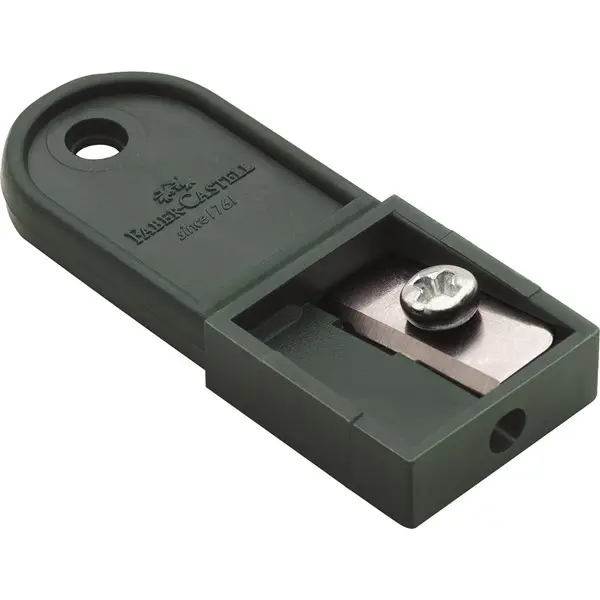 184100 sacapuntas Sacapuntas manual Verde, Metálico