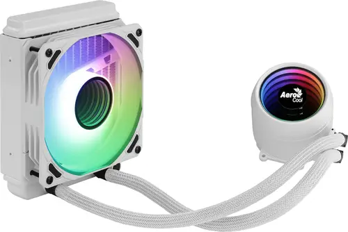 MIRAGEL120W Refrigeración Líquida CPU Ventilador 12cm ARGB TDP 200W Blanco - Imagen 2