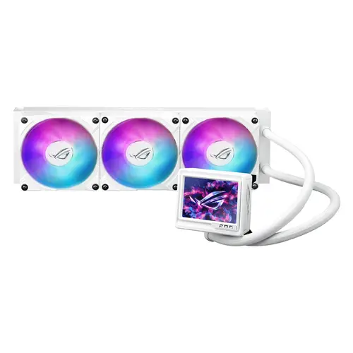 ROG RYUJIN III 360 ARGB EXTREME WHT Procesador Sistema de refrigeración líquida todo en uno 12 cm Blanco 1 pieza(s) - Imagen 2