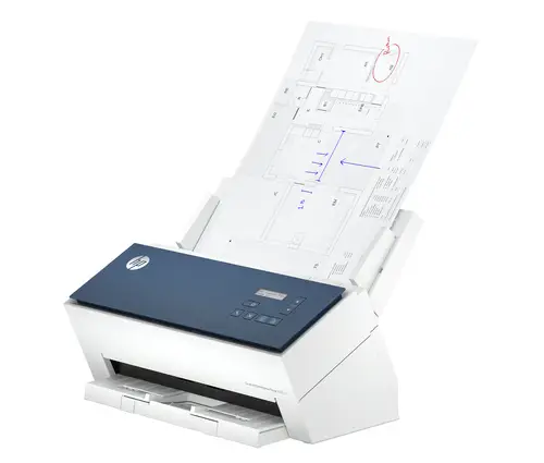 ScanJet Enterprise Flow 9000 s1 ADF + escáner alimentado por hojas 600 x 600 DPI A3 Azul, Blanco - Imagen 6