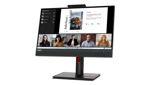 ThinkCentre Tiny-In-One 22 Gen 5 LED display 54,6 cm (21.5") 1920 x 1080 Pixeles Full HD Pantalla táctil Negro - Imagen 12