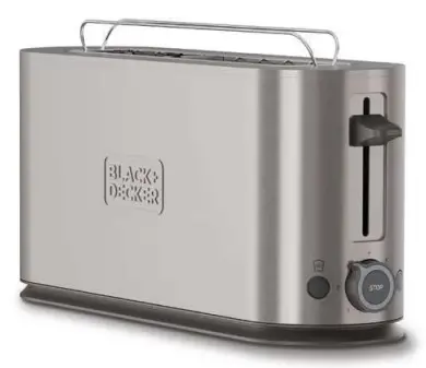 BXTO1002E 7 2 rebanada(s) 1000 W Acero inoxidable