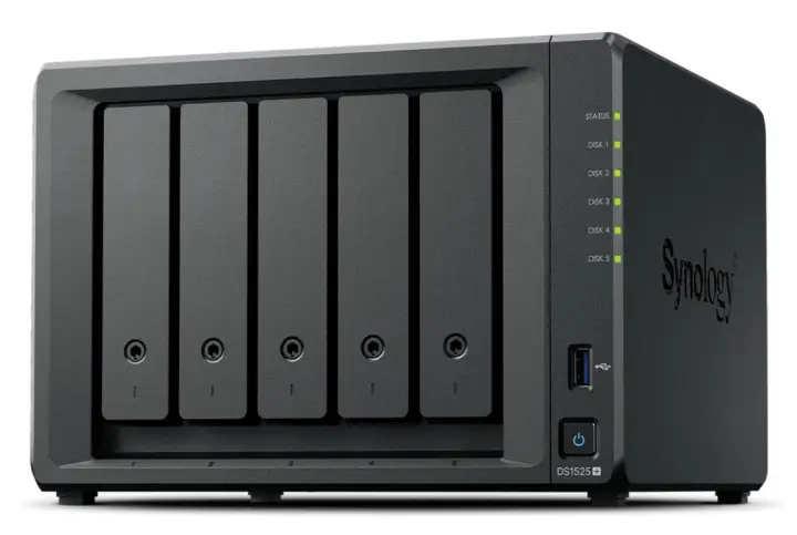 DiskStation DS1525+ servidor de almacenamiento NAS Ryzen Embedded..