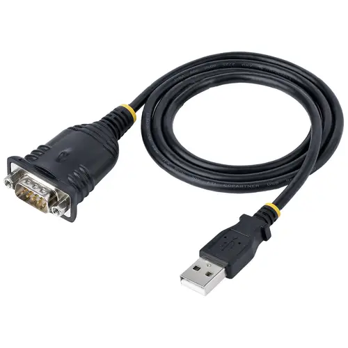 Cable de 1m USB a Serie, Conversor DB9 Macho RS232 a USB, Prolific, Adaptador USB a Serial para PLC/Impresora/Escáner, Adaptador USB a puerto COM, Windows/Mac - Imagen 4