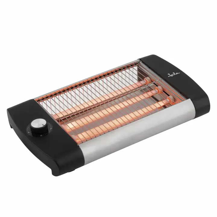 JETT1588 tostadora 600 W Negro, Acero inoxidable