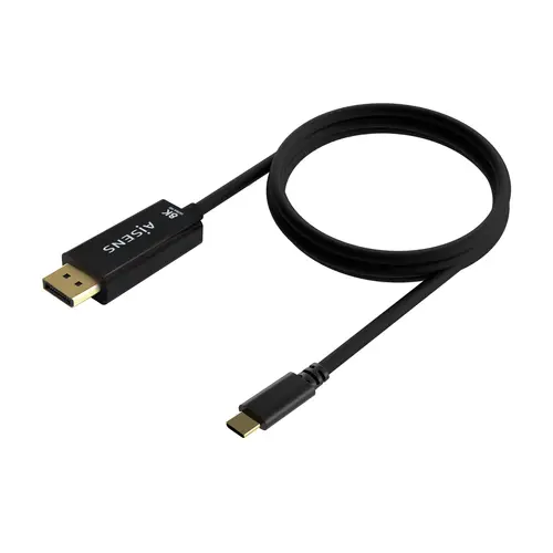 Cable Conversor USB-C a Displayport 8K@60Hz, USB-C/M-DP/M, Negro, 0.8M - Imagen 2