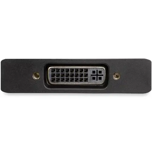Adaptador Mini DisplayPort a DVI de Enlace Doble - Alimentado por USB - Negro - Imagen 2