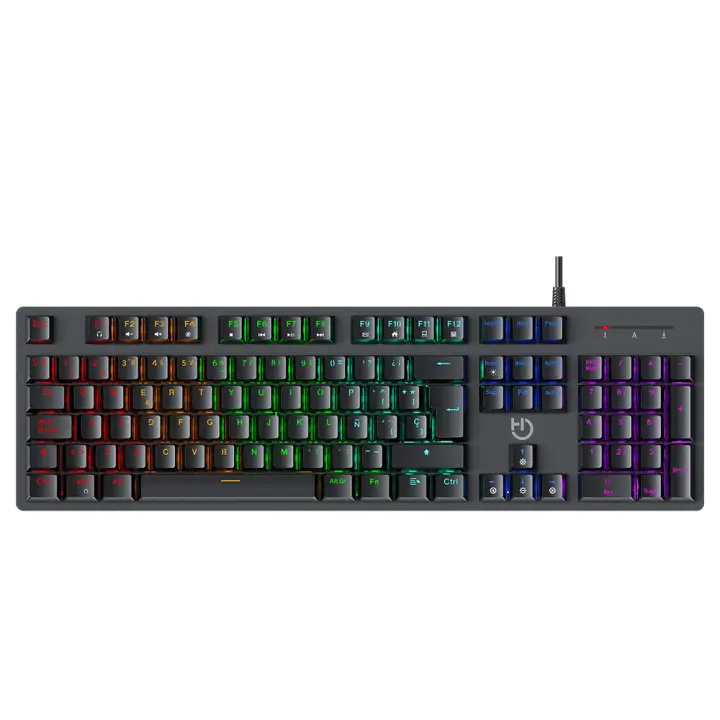 GK400 ARGB teclado Juego USB Negro
