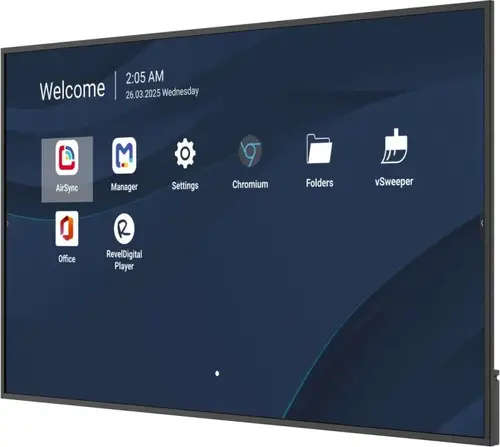 CDE7514-2C pantalla de señalización Pantalla plana para señalización digital 190,5 cm (75") LCD Wifi 500 cd / m² 4K Ultra HD Negro Procesador incorporado Android 14 24/7 - Imagen 3