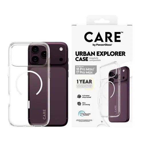 CARE by ® Urban Explorer Case Transparent w. White Magsafe iPhone 18 Pro Max | 17 Pro Max funda para teléfono móvil Transparente - Imagen 2