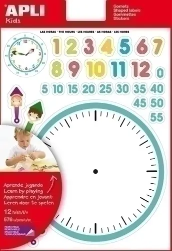 GOMETS APLI (12790) EDUC.Bl.12h LAS HORA - Pack de 5 unidades