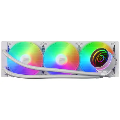 ML-ONE360 Blanco, Refrigeración Líquida CPU, TDP 550W, Espejo Infinito, 3 Ventiladores Silenciosos, Multisocket Universal - Imagen 2