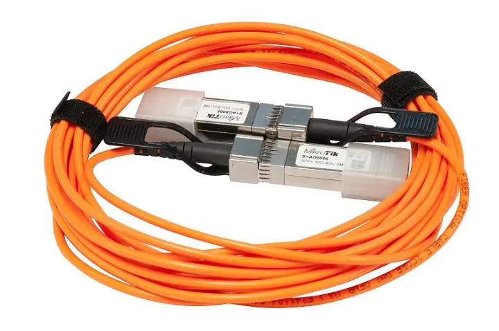 S+AO0005 Cable de fibra óptica e InfiniBand 5 m SFP+ Naranja