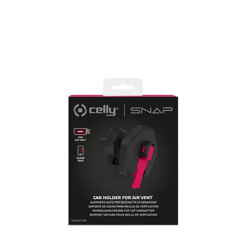 SNAPVENT Soporte pasivo Teléfono móvil/smartphone Negro - Imagen 6