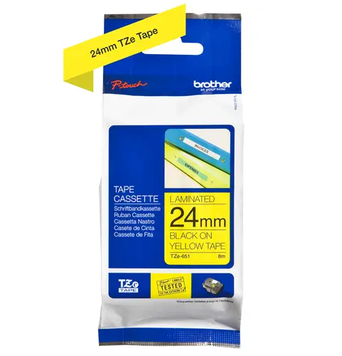 TZE-651 cinta para impresora de etiquetas - Imagen 2