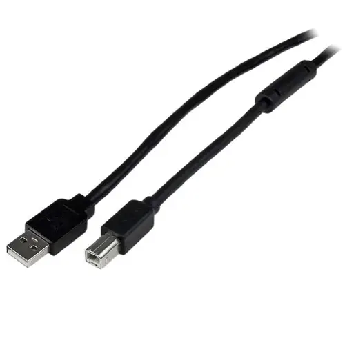 Cable 20 Metros 20m USB B Macho a USB A Macho Activo Amplificado USB 2.0 - Impresora - Imagen 1