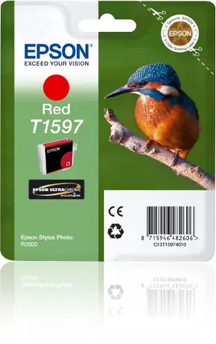Cartucho T1597 rojo