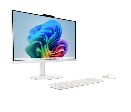 OmniStudio All-in-One Desktop Next Gen AI 24-cy0005ns PC Copilot+ PC Intel Core Ultra 5 322 60,5 cm (23.8") 1920 x 1080 Pixeles 16 GB DDR5-SDRAM 512 GB SSD Windows 11 Home Wi-Fi 7 (802.11be) Blanco - Imagen 2