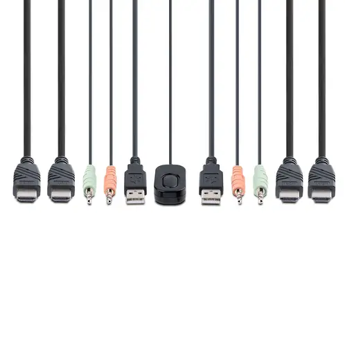 C2-DH46-UA2-CBL-KVM interruptor KVM Negro - Imagen 6