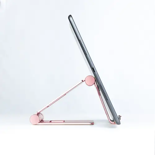 Soporte de sobremesa ajustable para teléfono / tablet hasta 10, Rosa Velvet - Imagen 7