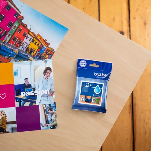 LC521C cartucho de tinta 1 pieza(s) Original Cian - Imagen 4